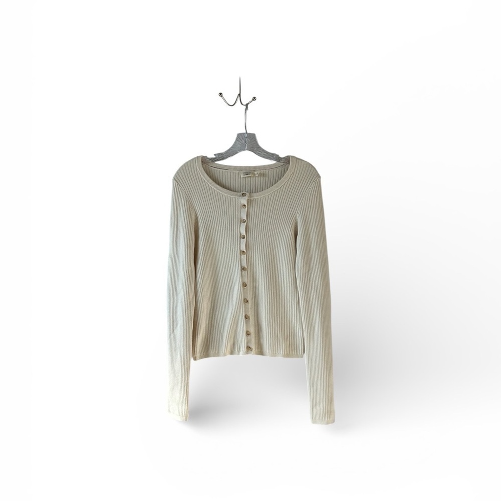 Faherty NWOT Cashmere blend Milo Ribbed Cardigan - Picture 8 of 11